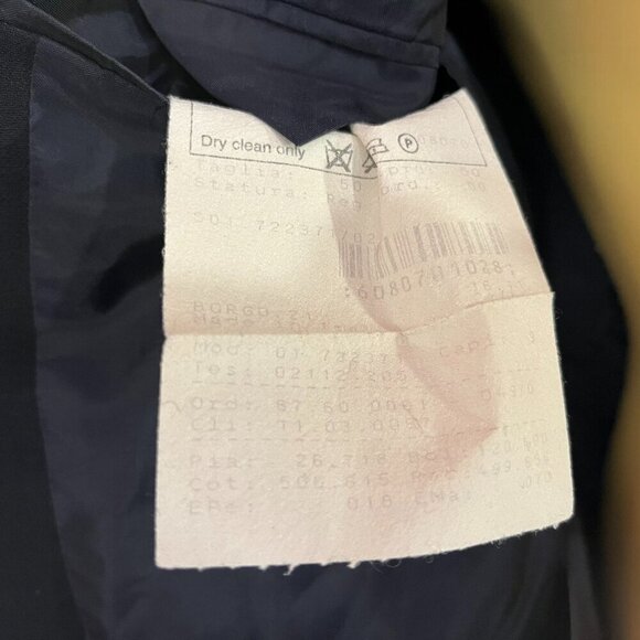 Giorgio Armani Men's Navy Blazer Jacket - Italian Size 50 / US Size M - Picture 5 of 7